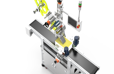 平面不干膠貼標機