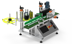 桌面式圓瓶貼標機定制